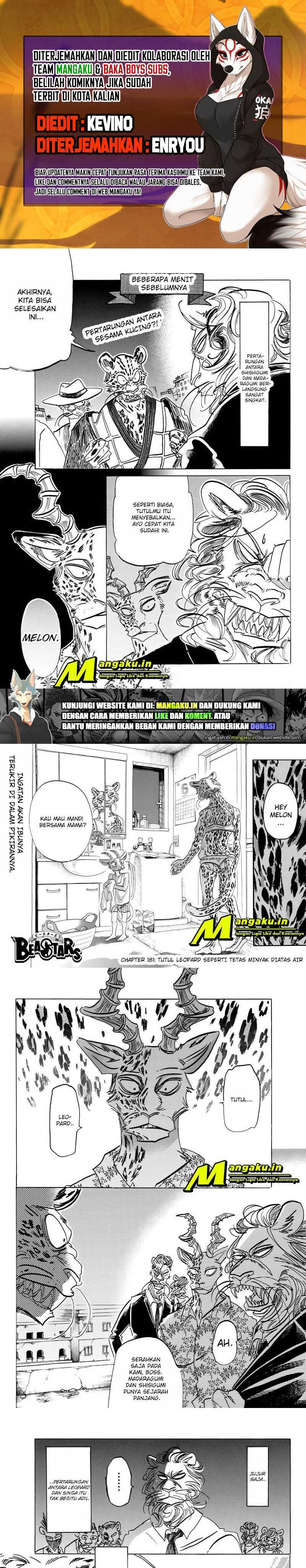 Beastars: Chapter 181 - Page 1