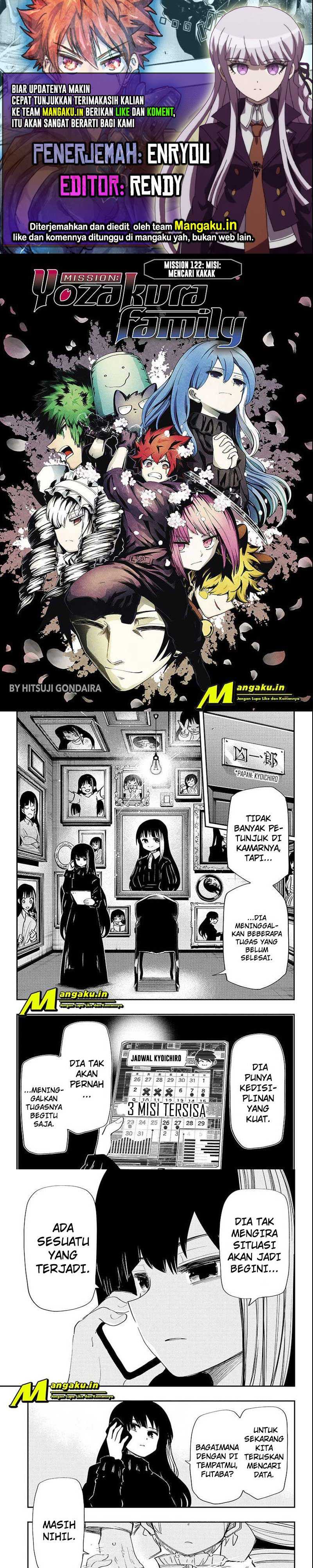 Mission: Yozakura Family: Chapter 122 - Page 1