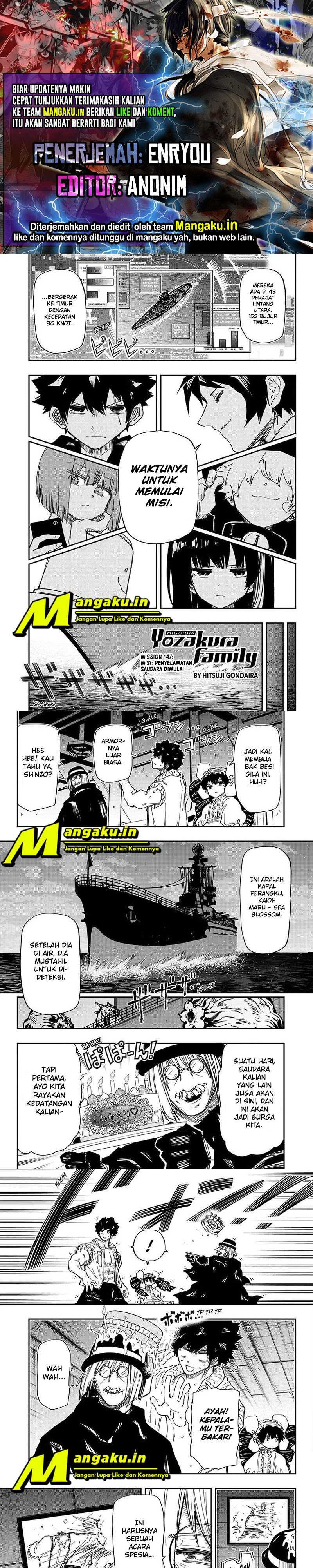 Mission: Yozakura Family: Chapter 147 - Page 1