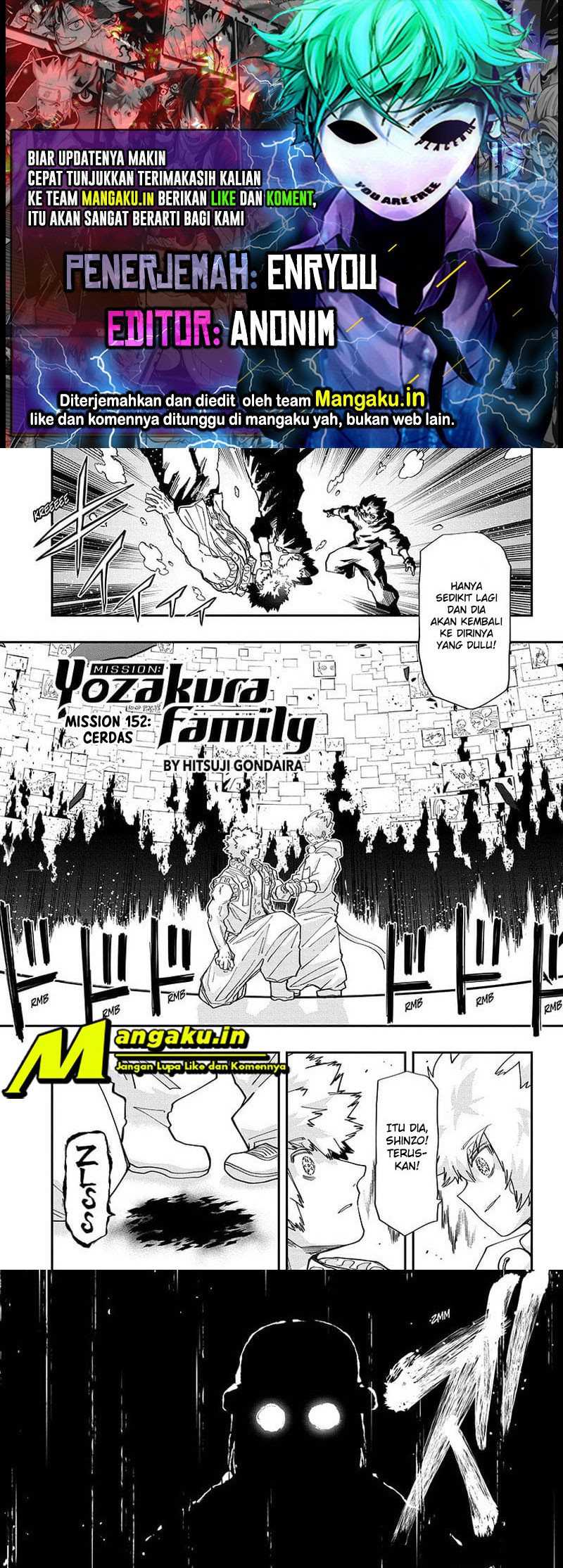 Mission: Yozakura Family: Chapter 152 - Page 1