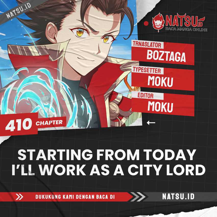 Starting From Today I’ll Work As A City Lord: Chapter 410 - Page 1