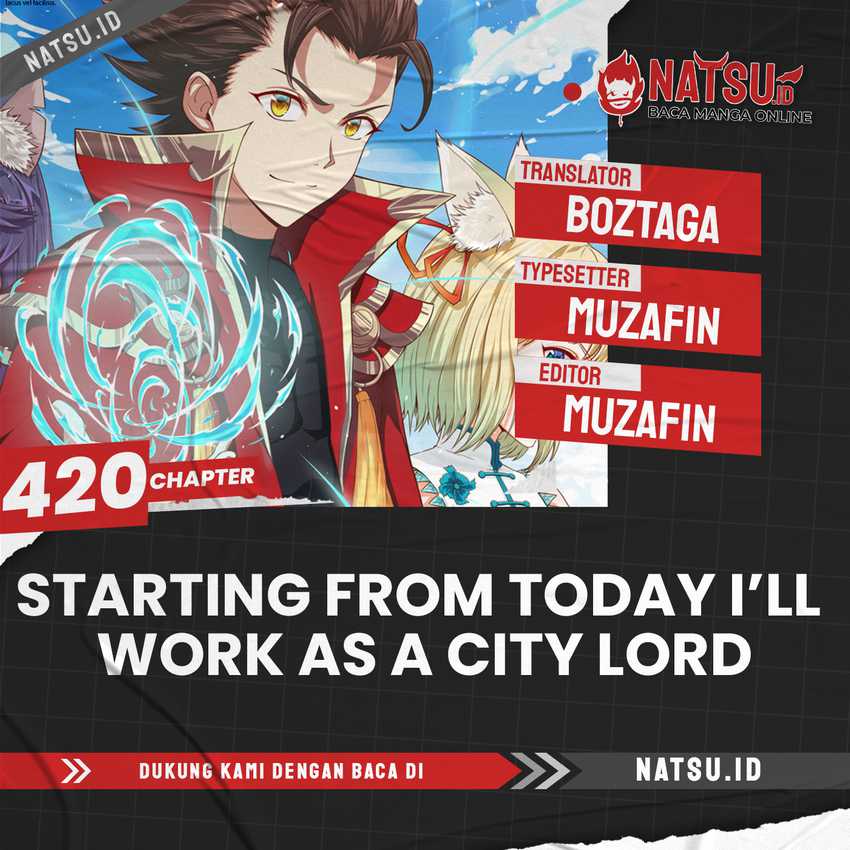 Starting From Today I’ll Work As A City Lord: Chapter 420 - Page 1