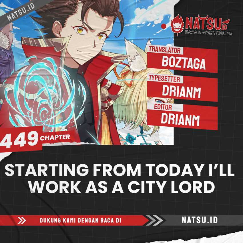 Starting From Today I’ll Work As A City Lord: Chapter 449 - Page 1