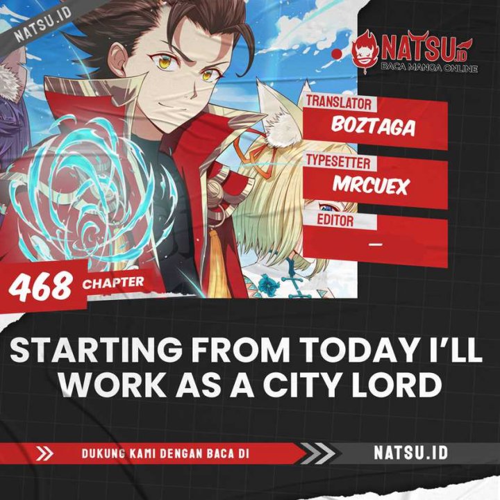 Starting From Today I’ll Work As A City Lord: Chapter 468 - Page 1