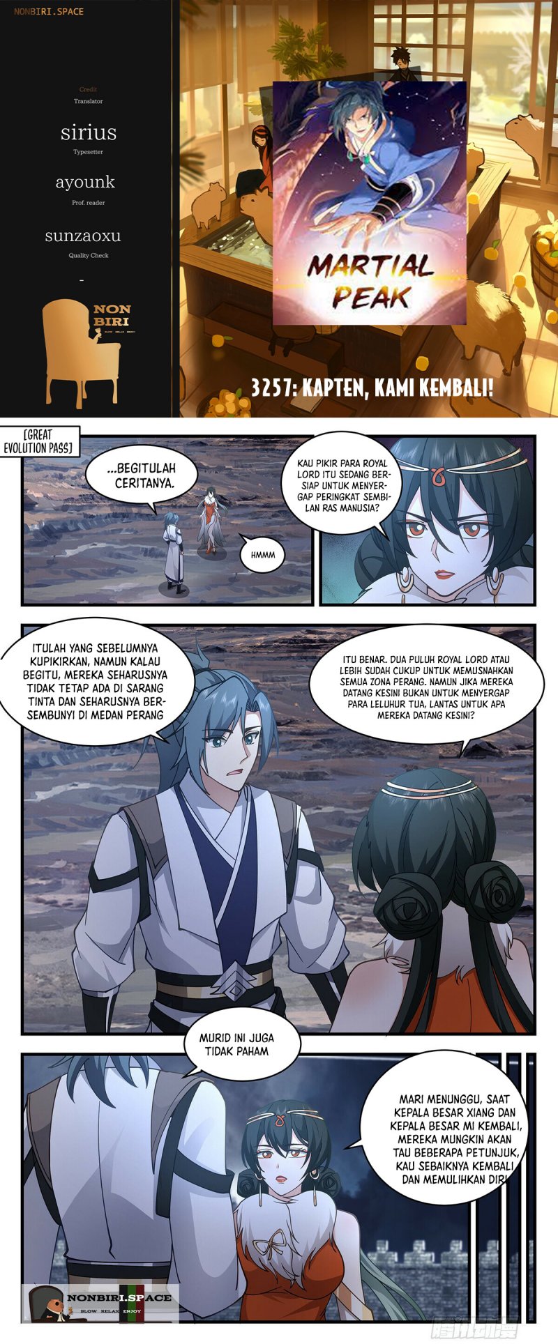 Martial Peak: Chapter 3257 - Page 1