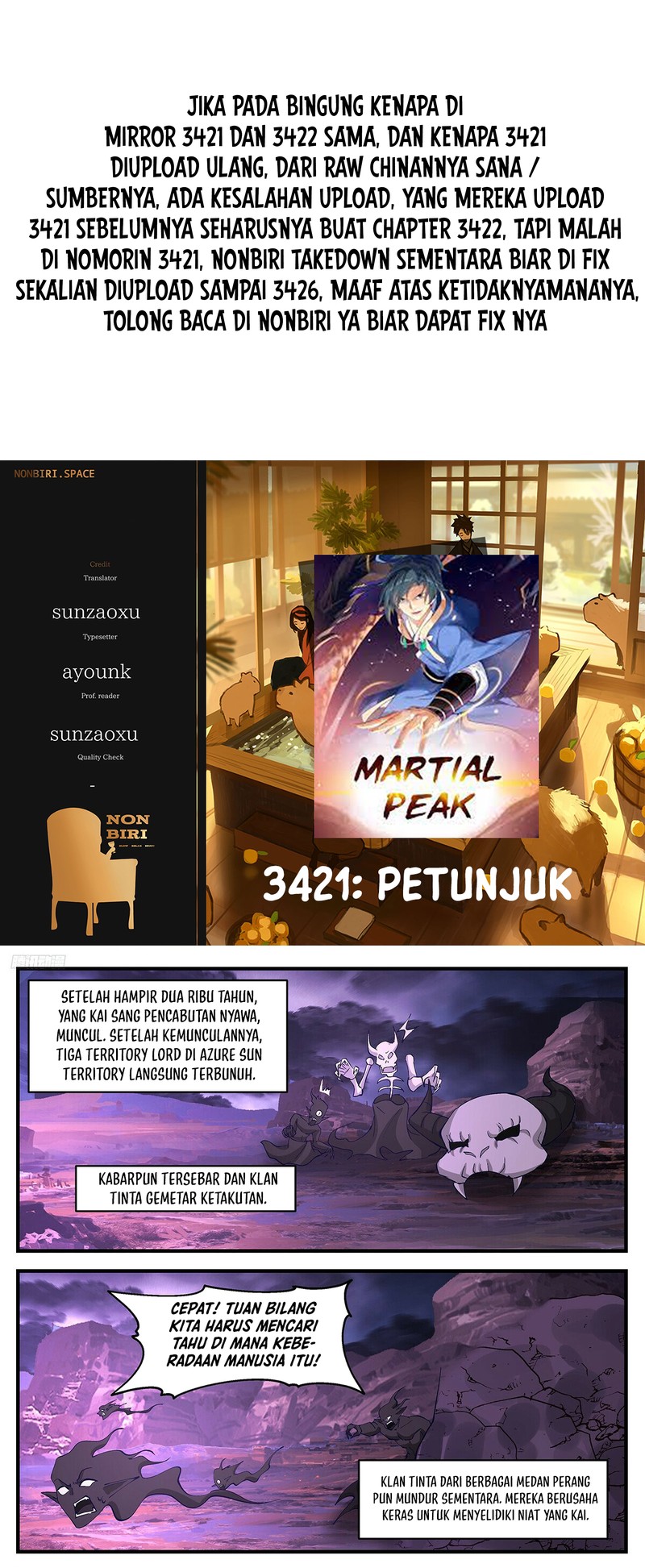 Martial Peak: Chapter 3422 - Page 1