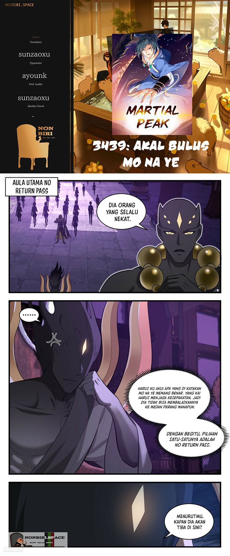 Martial Peak: Chapter 3439 - Page 1