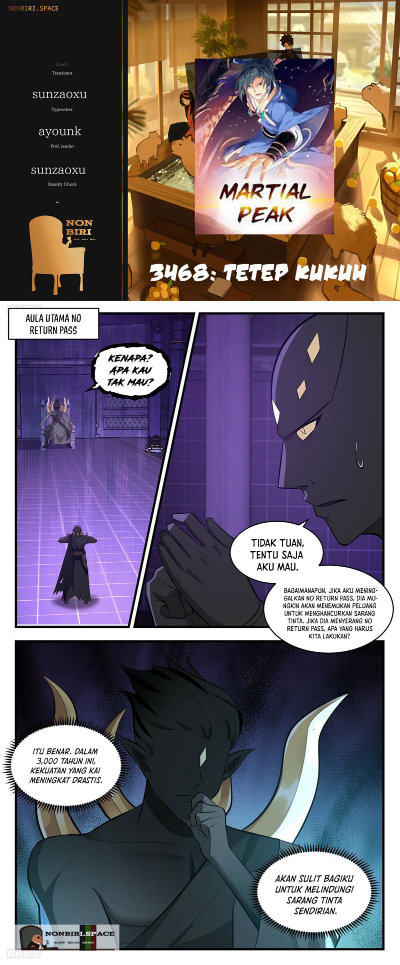 Martial Peak: Chapter 3468 - Page 1