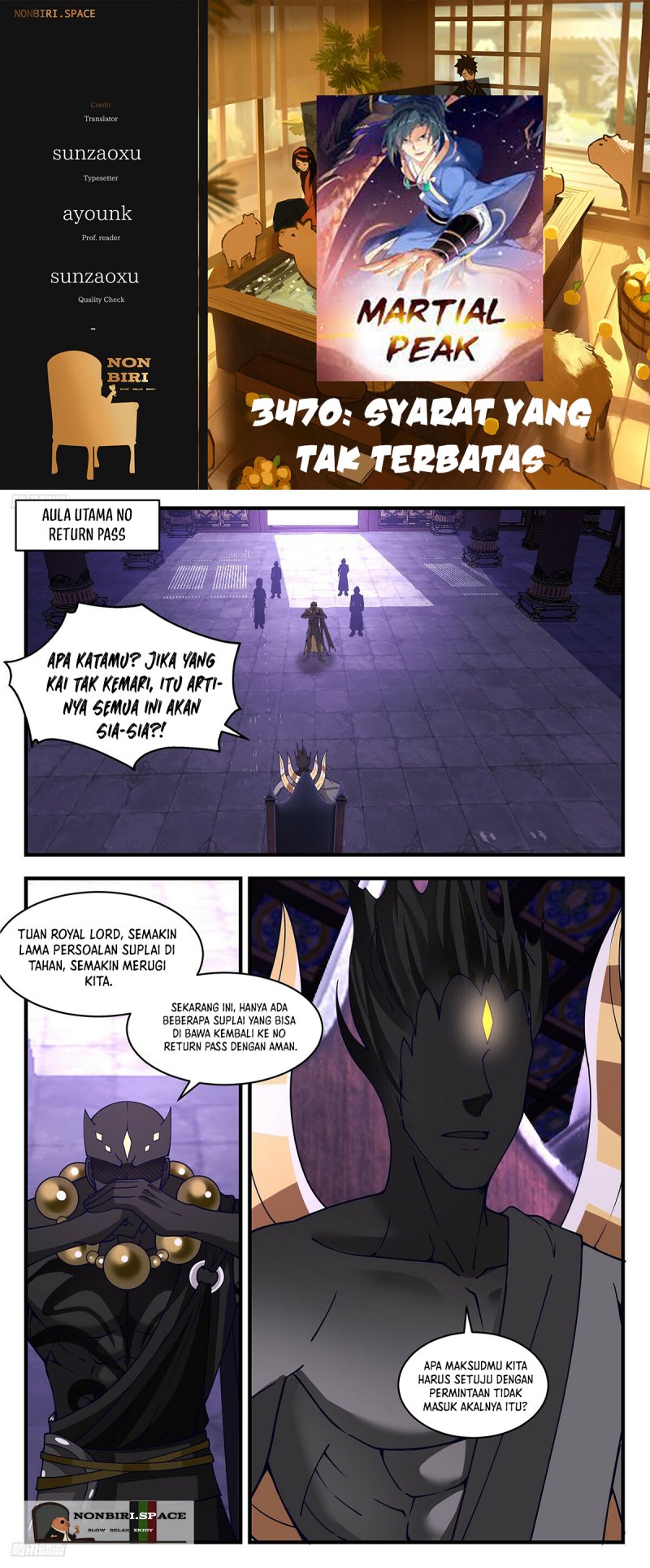 Martial Peak: Chapter 3470 - Page 1