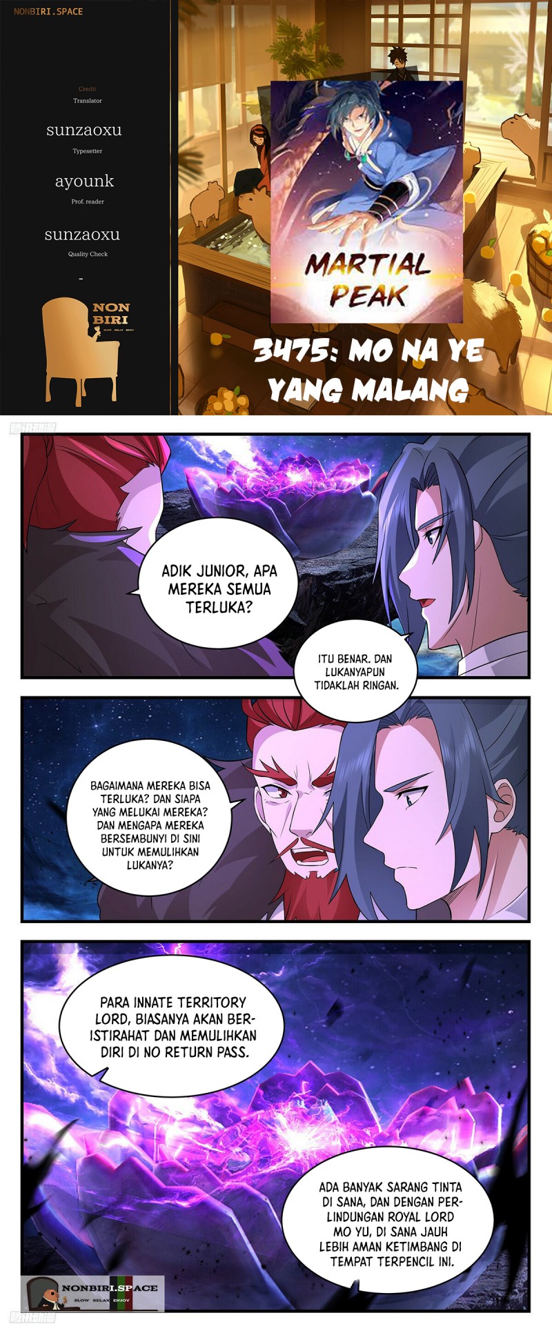 Martial Peak: Chapter 3475 - Page 1