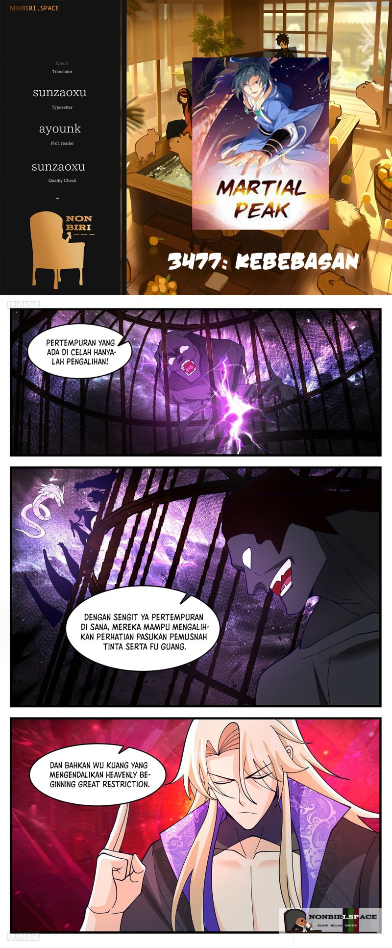 Martial Peak: Chapter 3477 - Page 1