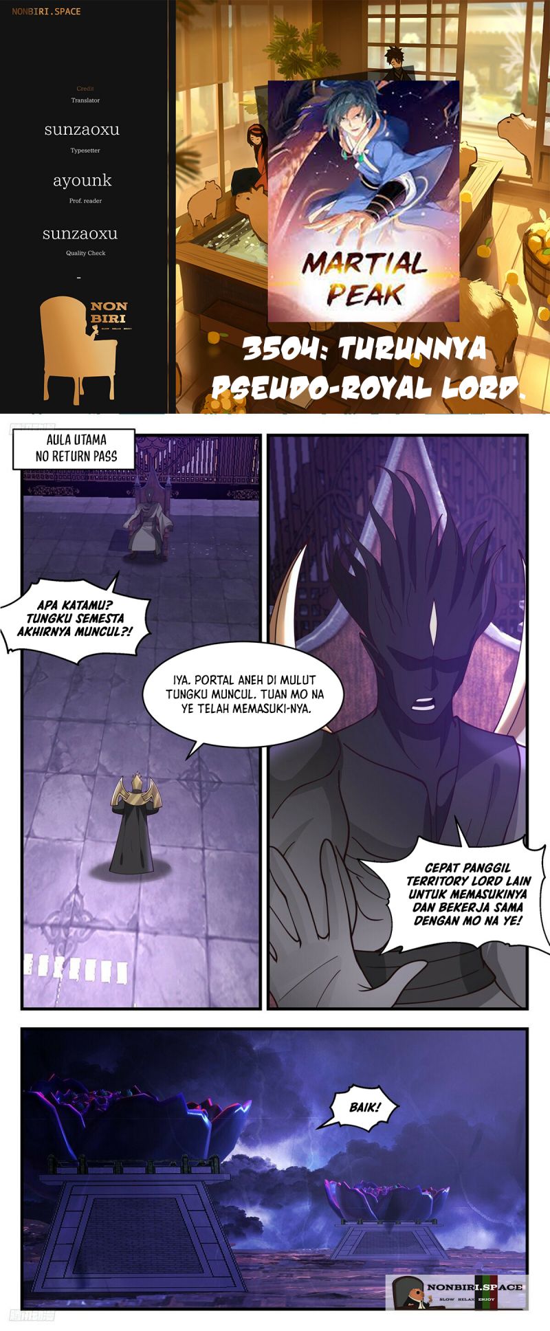 Martial Peak: Chapter 3504 - Page 1