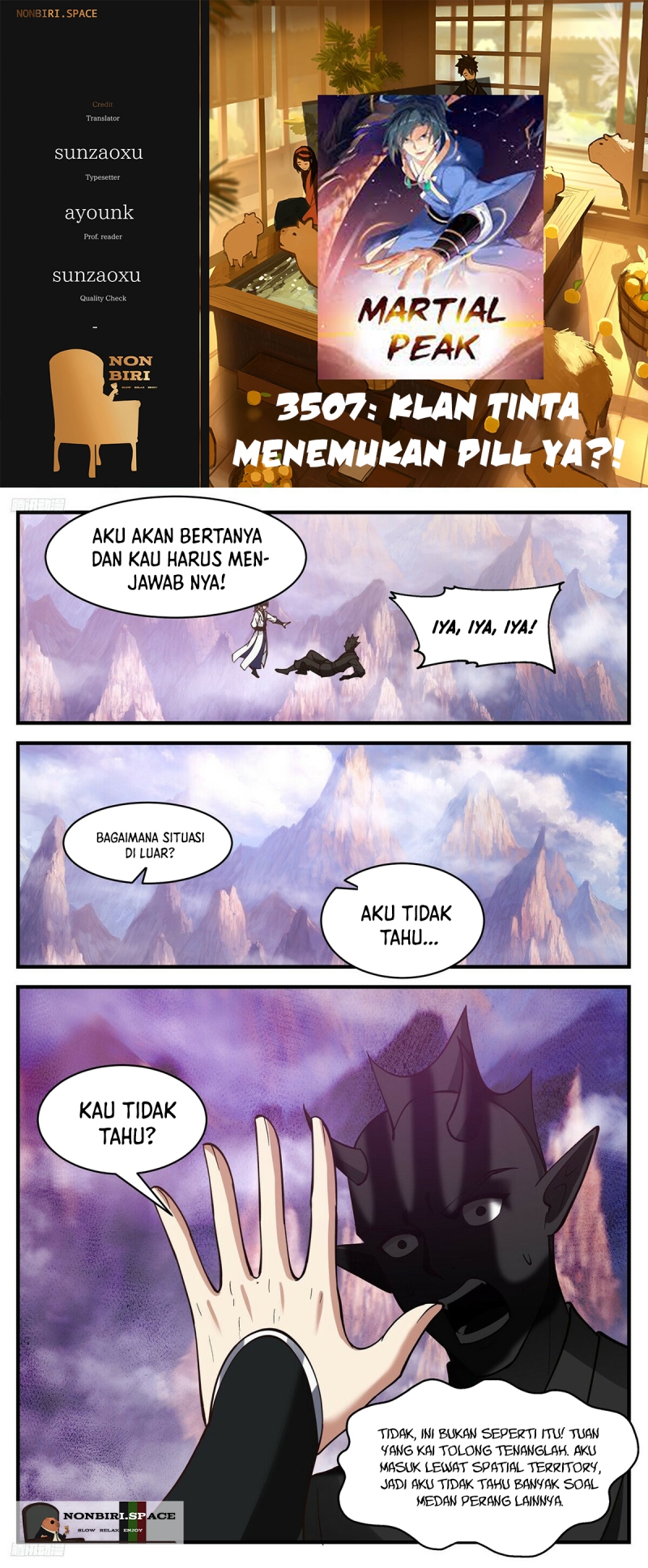 Martial Peak: Chapter 3507 - Page 1