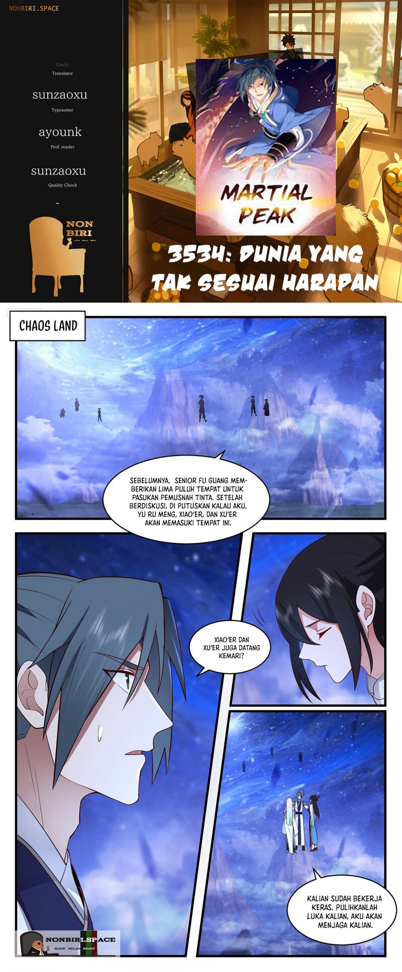 Martial Peak: Chapter 3534 - Page 1