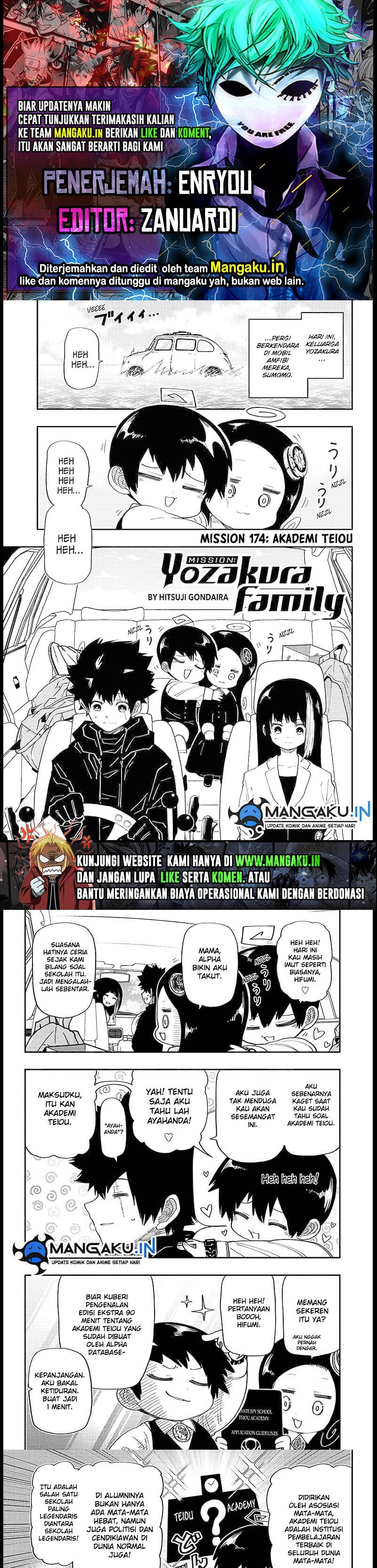 Mission: Yozakura Family: Chapter 174 - Page 1