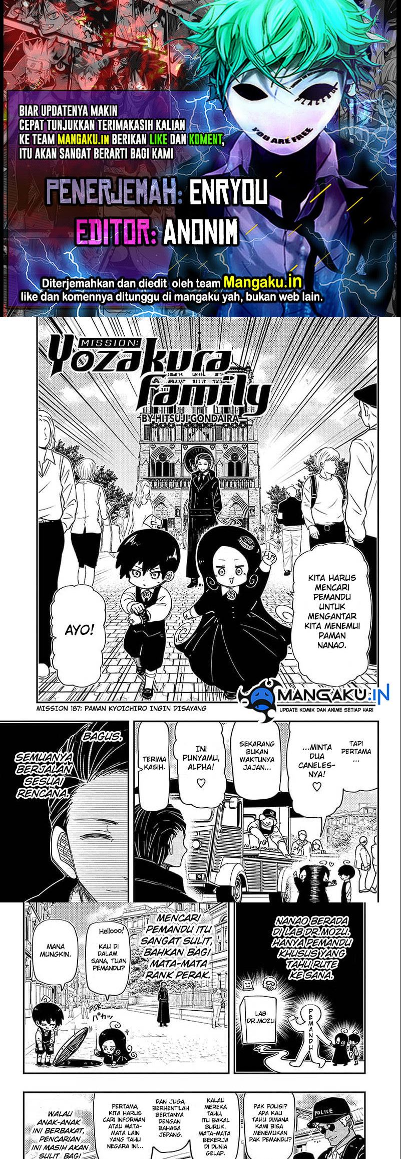 Mission: Yozakura Family: Chapter 186 - Page 1