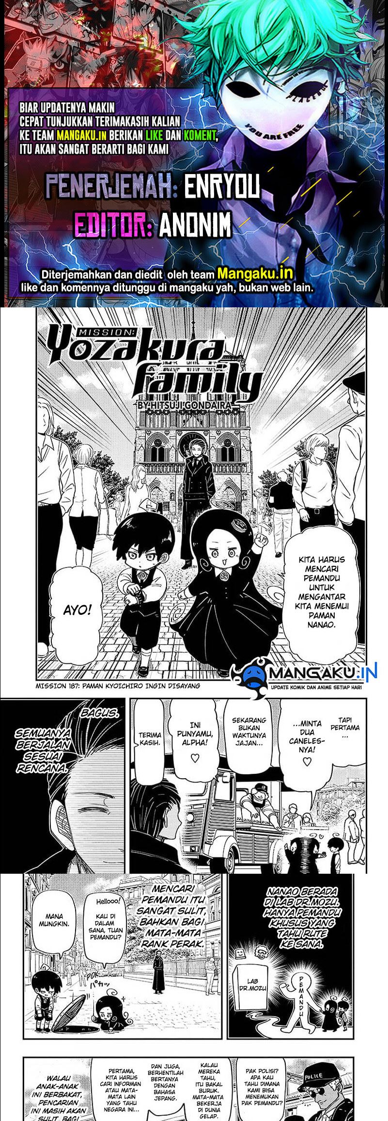 Mission: Yozakura Family: Chapter 187 - Page 1