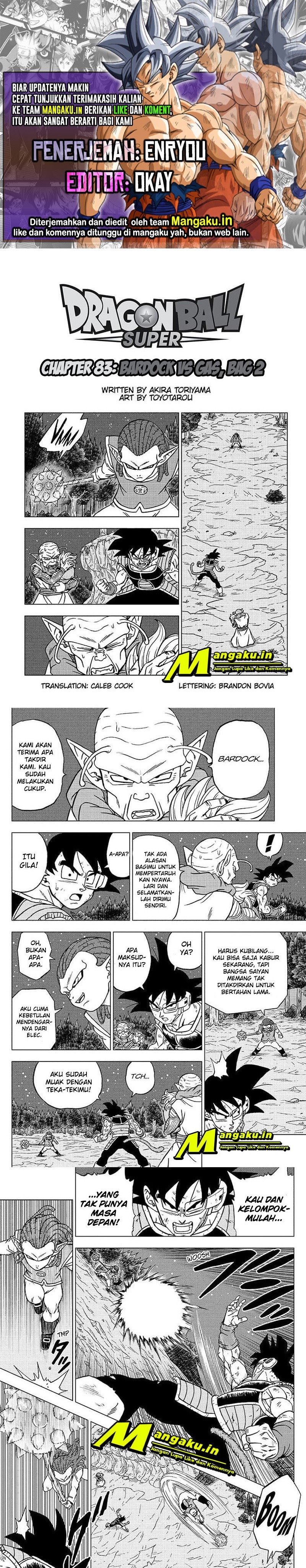 Dragon Ball Super: Chapter 83.1 - Page 1