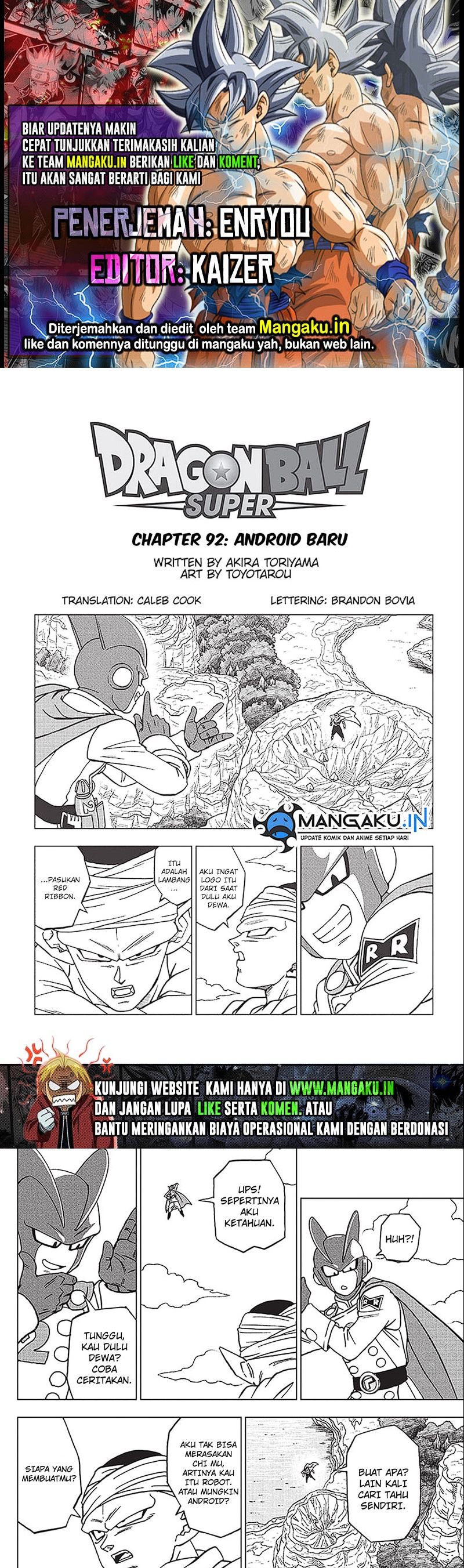 Dragon Ball Super: Chapter 92 - Page 1