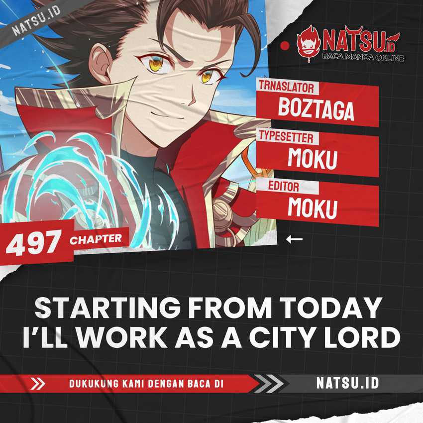 Starting From Today I’ll Work As A City Lord: Chapter 497 - Page 1
