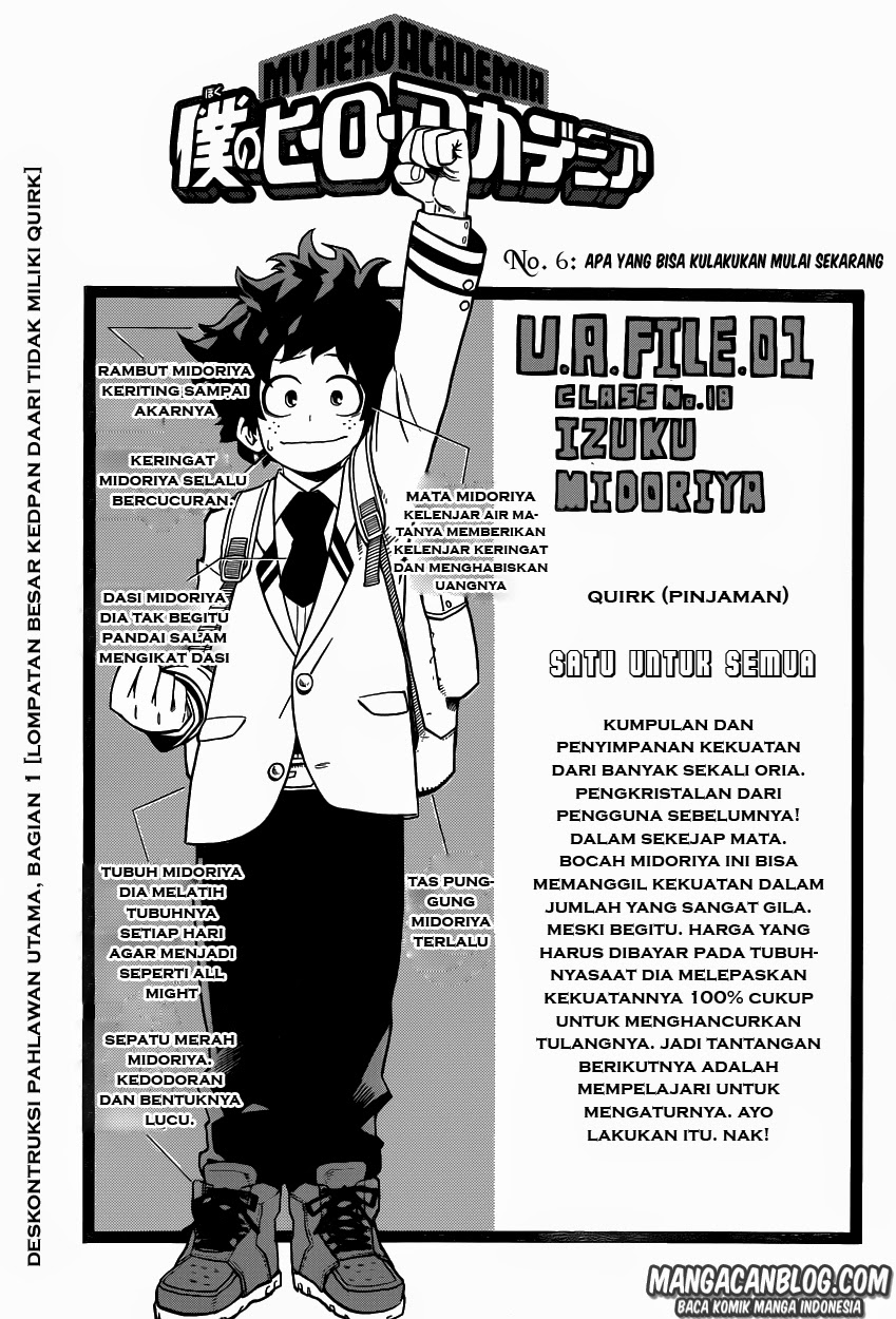 Boku no Hero Academia: Chapter 6 - Page 1