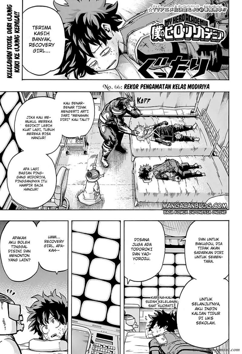 Boku no Hero Academia: Chapter 66 - Page 1
