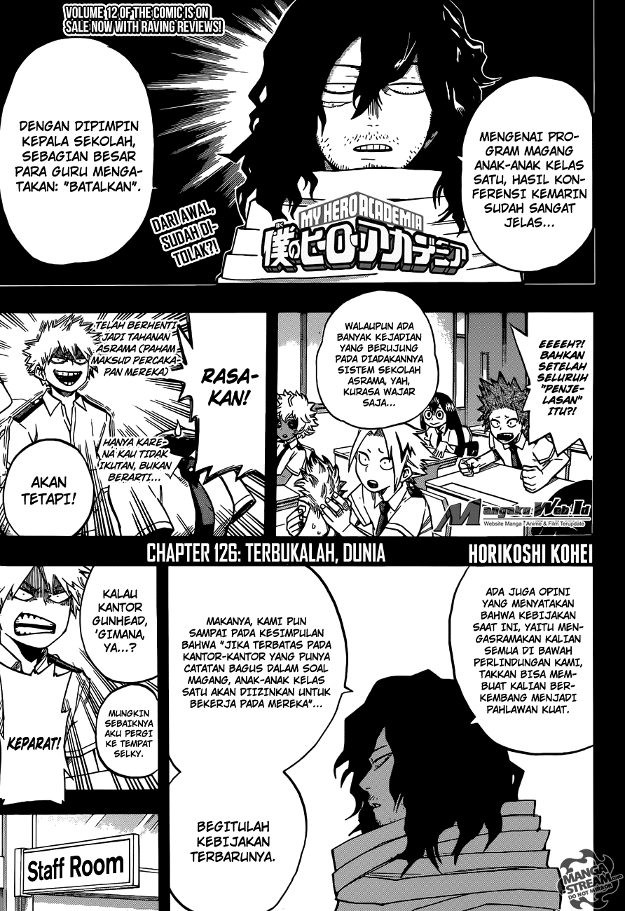 Boku no Hero Academia: Chapter 126 - Page 1