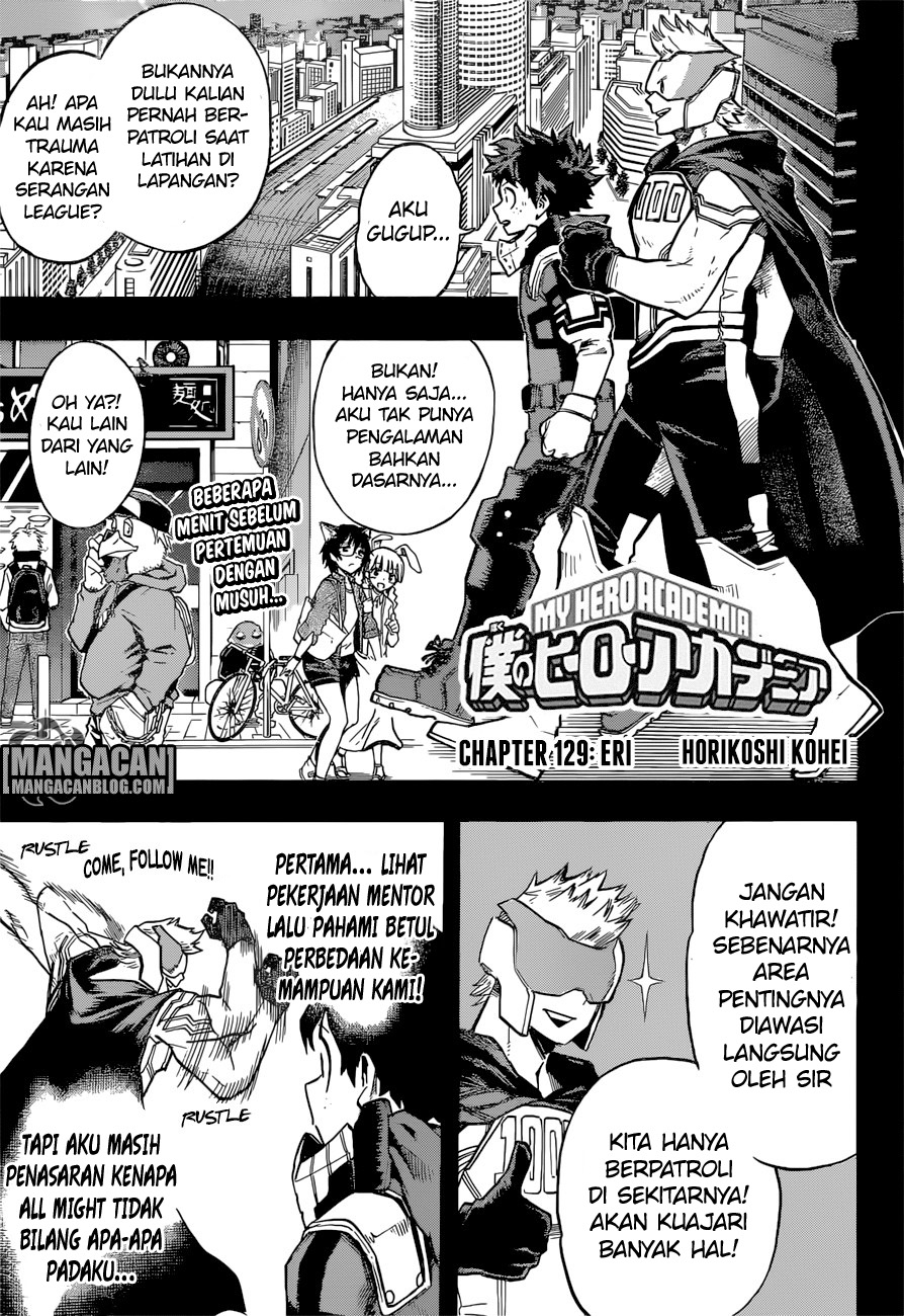 Boku no Hero Academia: Chapter 129 - Page 1