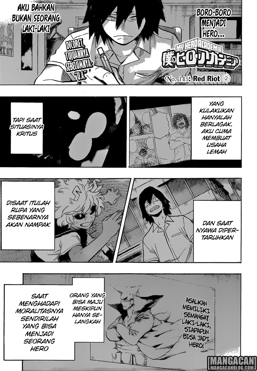 Boku no Hero Academia: Chapter 145 - Page 1