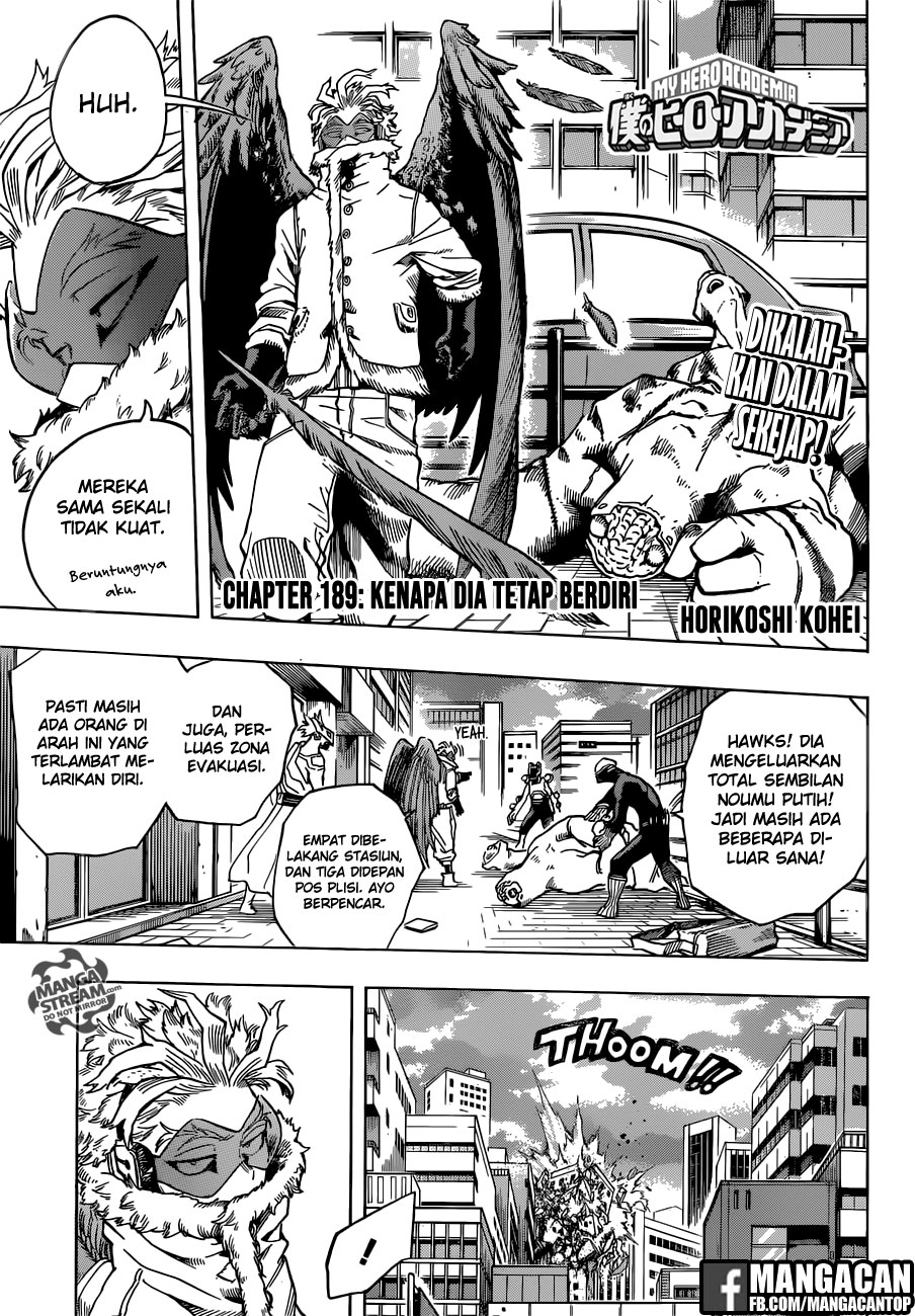 Boku no Hero Academia: Chapter 189 - Page 1