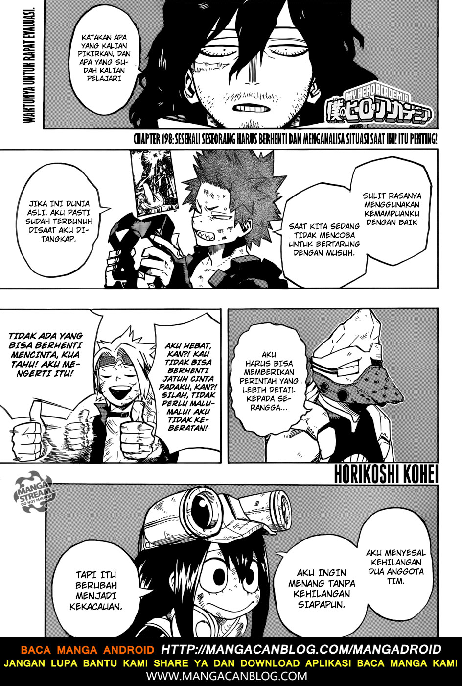 Boku no Hero Academia: Chapter 198 - Page 1