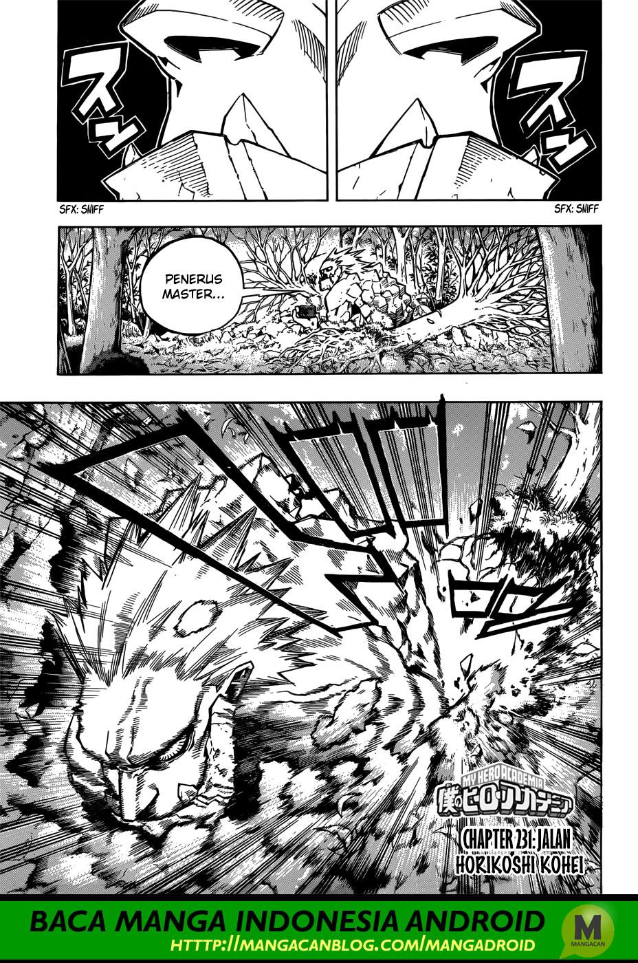 Boku no Hero Academia: Chapter 231 - Page 1