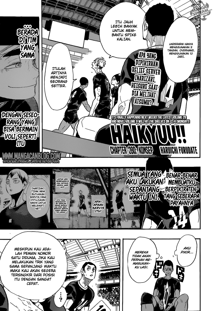 Haikyu!!: Chapter 280 - Page 1