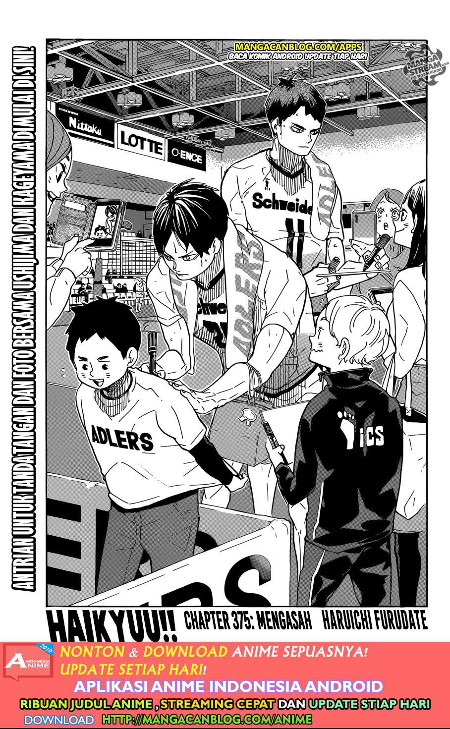 Haikyu!!: Chapter 375 - Page 1