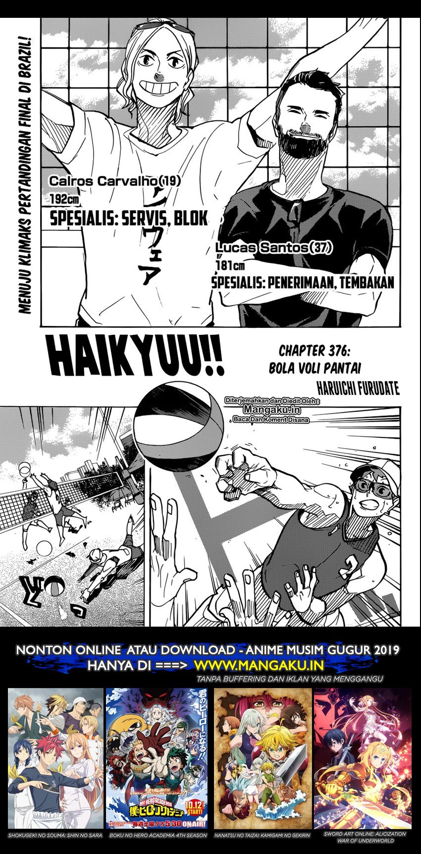 Haikyu!!: Chapter 376 - Page 2