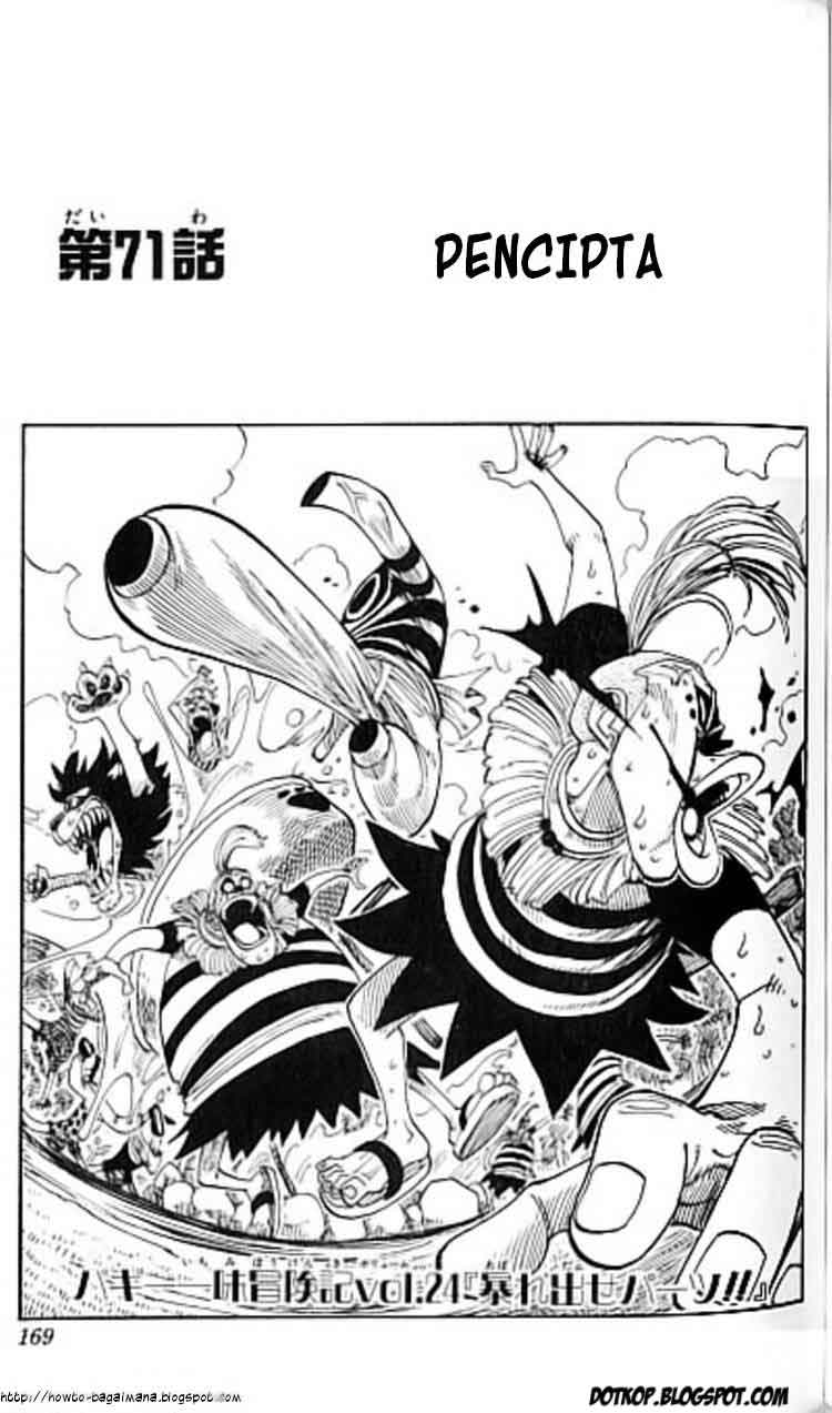 One Piece: Chapter 71 - Page 1