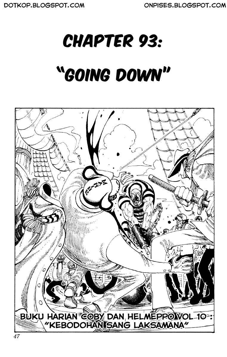 One Piece: Chapter 93 - Page 1