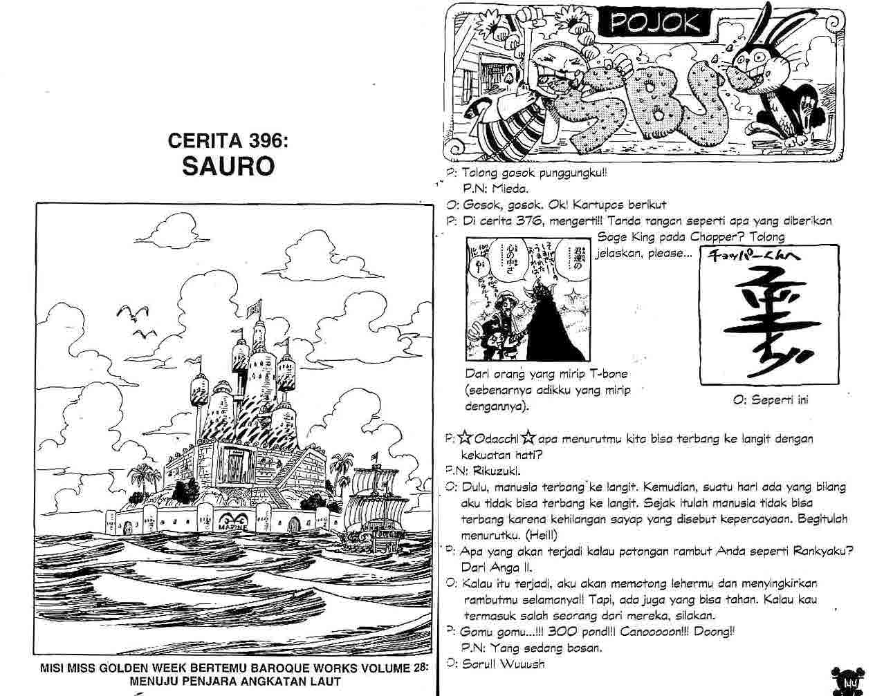 One Piece: Chapter 396 - Page 1