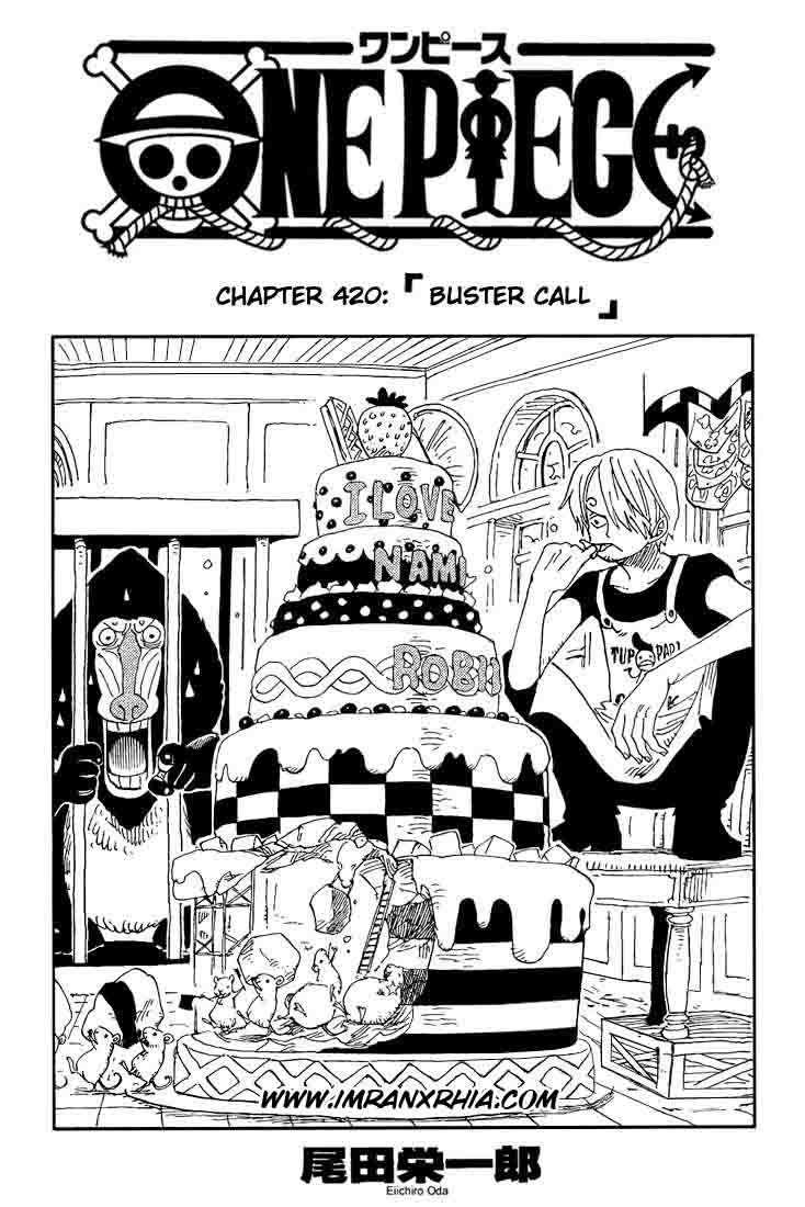 One Piece: Chapter 420 - Page 1