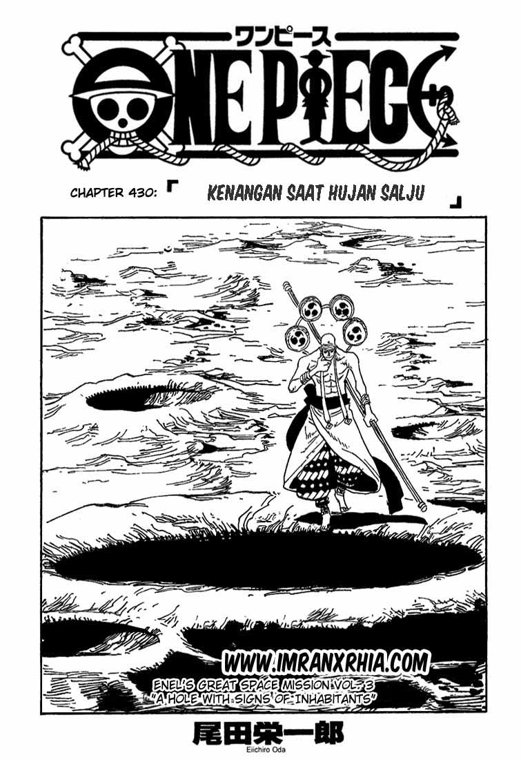 One Piece: Chapter 430 - Page 1