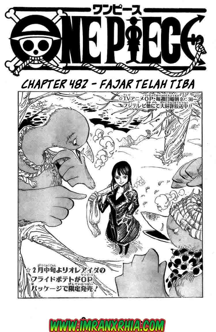 One Piece: Chapter 482 - Page 1