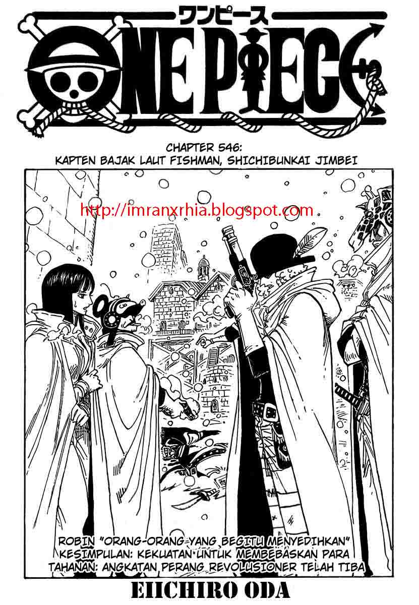 One Piece: Chapter 546 - Page 1
