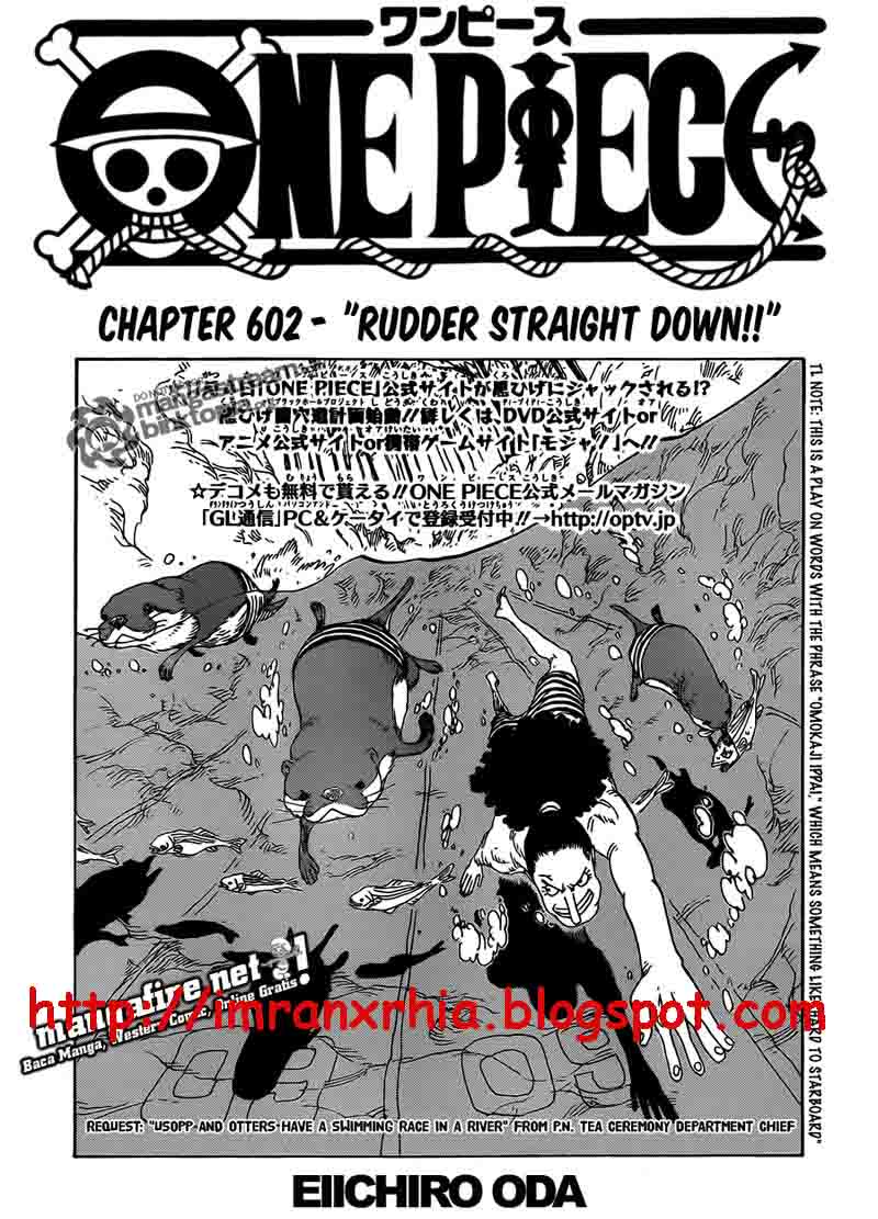 One Piece: Chapter 602 - Page 1