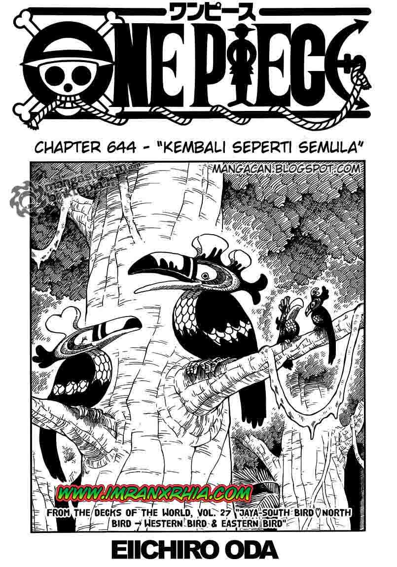 One Piece: Chapter 644 - Page 1