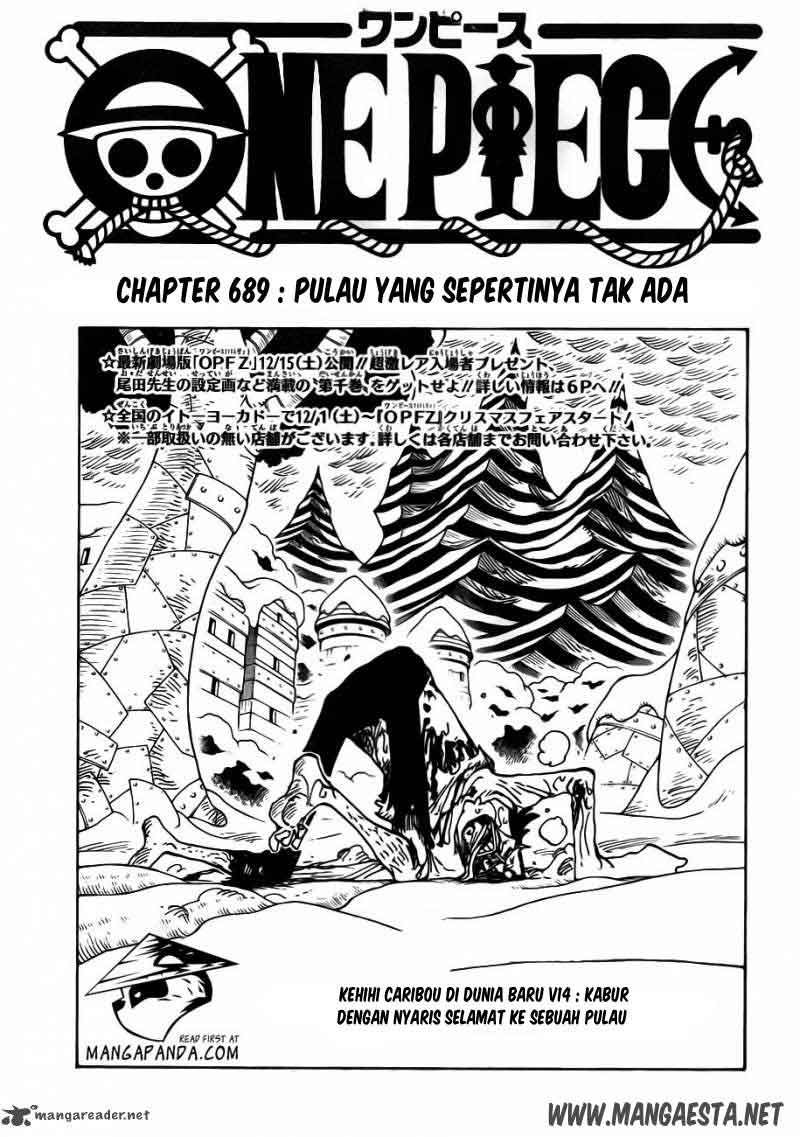One Piece: Chapter 689 - Page 1