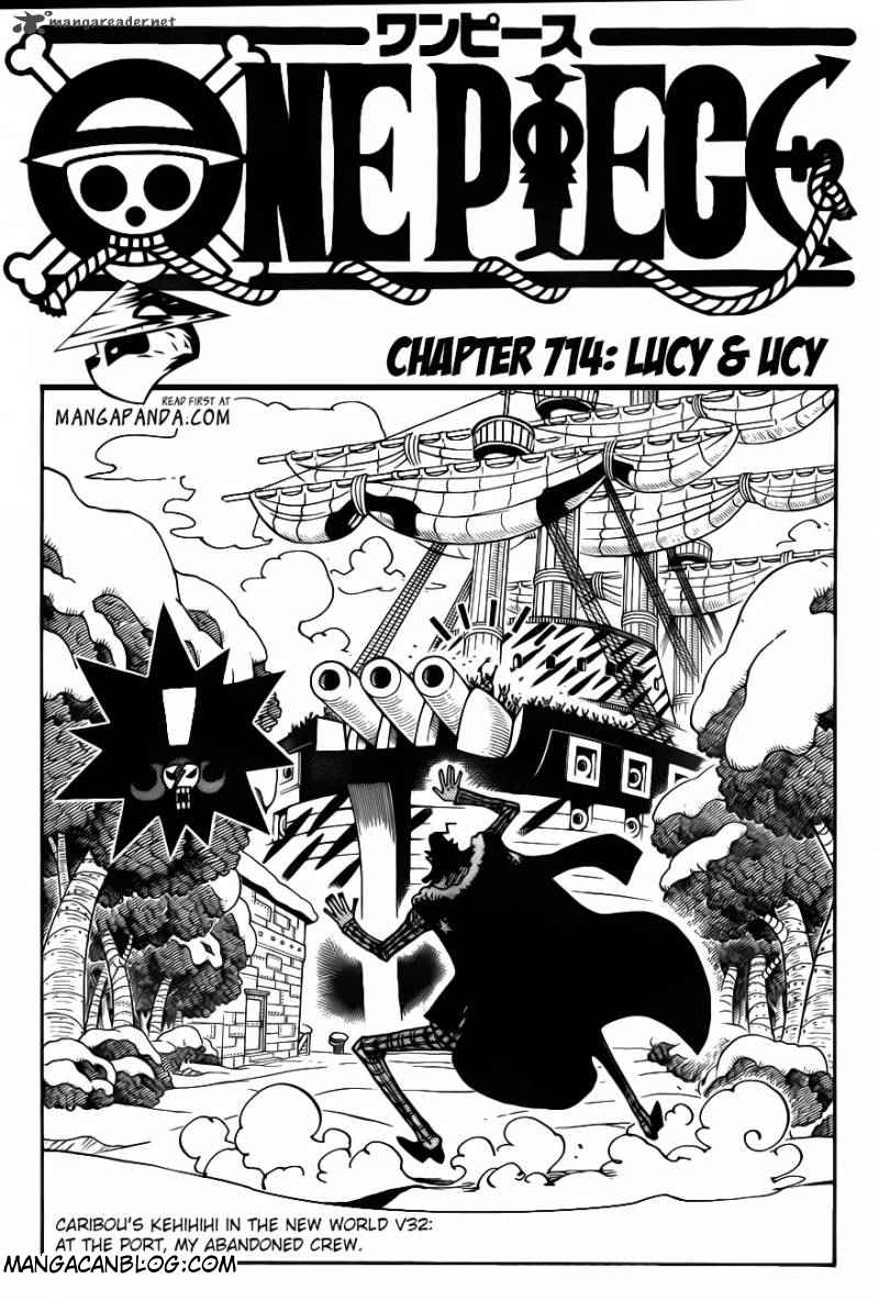 One Piece: Chapter 714 - Page 1