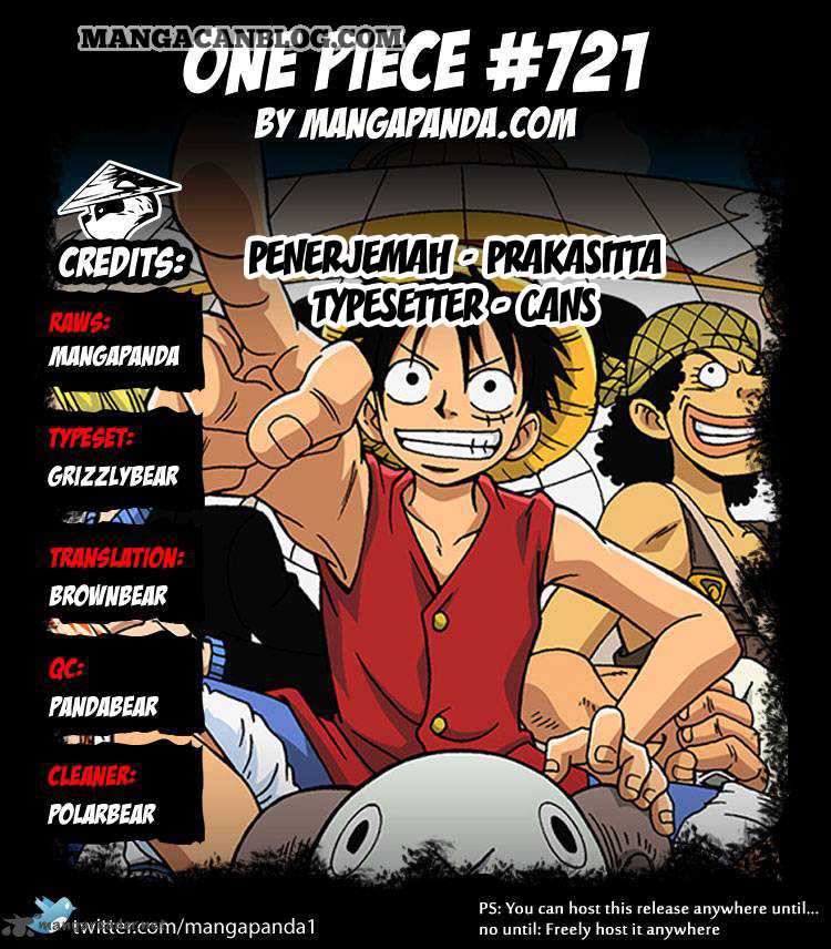 One Piece: Chapter 721 - Page 1