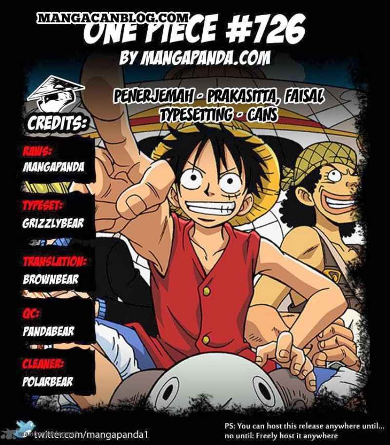 One Piece: Chapter 726 - Page 1