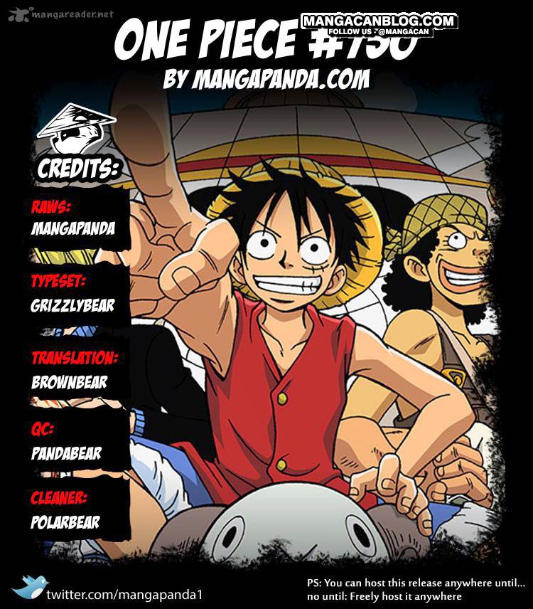 One Piece: Chapter 750 - Page 1