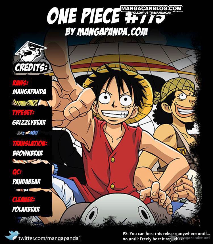 One Piece: Chapter 775 - Page 1